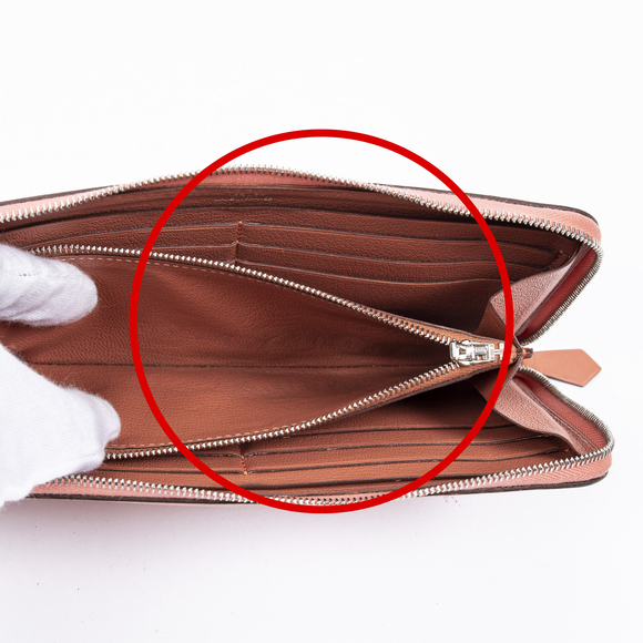 Hermes Azap Classique Wallet   in Rose Tea Swift Leather - Picture 4 of 5